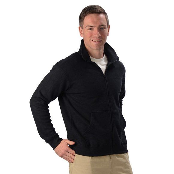 Men's Hemp Zip Fleece Jacket - Picture 5 of 13